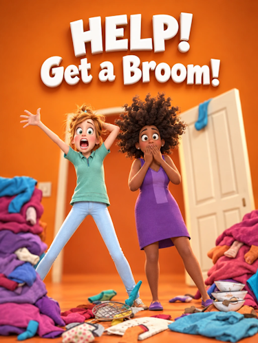 Animated Help Get a Broom Cover