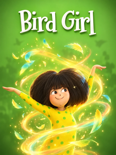 Sooper Books Bird Girl Bedtime Story Animated Cover