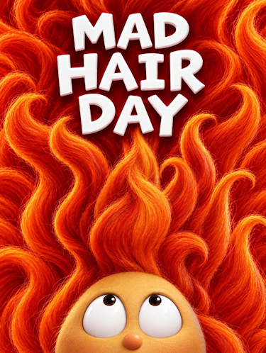 Animated Sooper Books Mad Hair Day Bedtime Story Cover